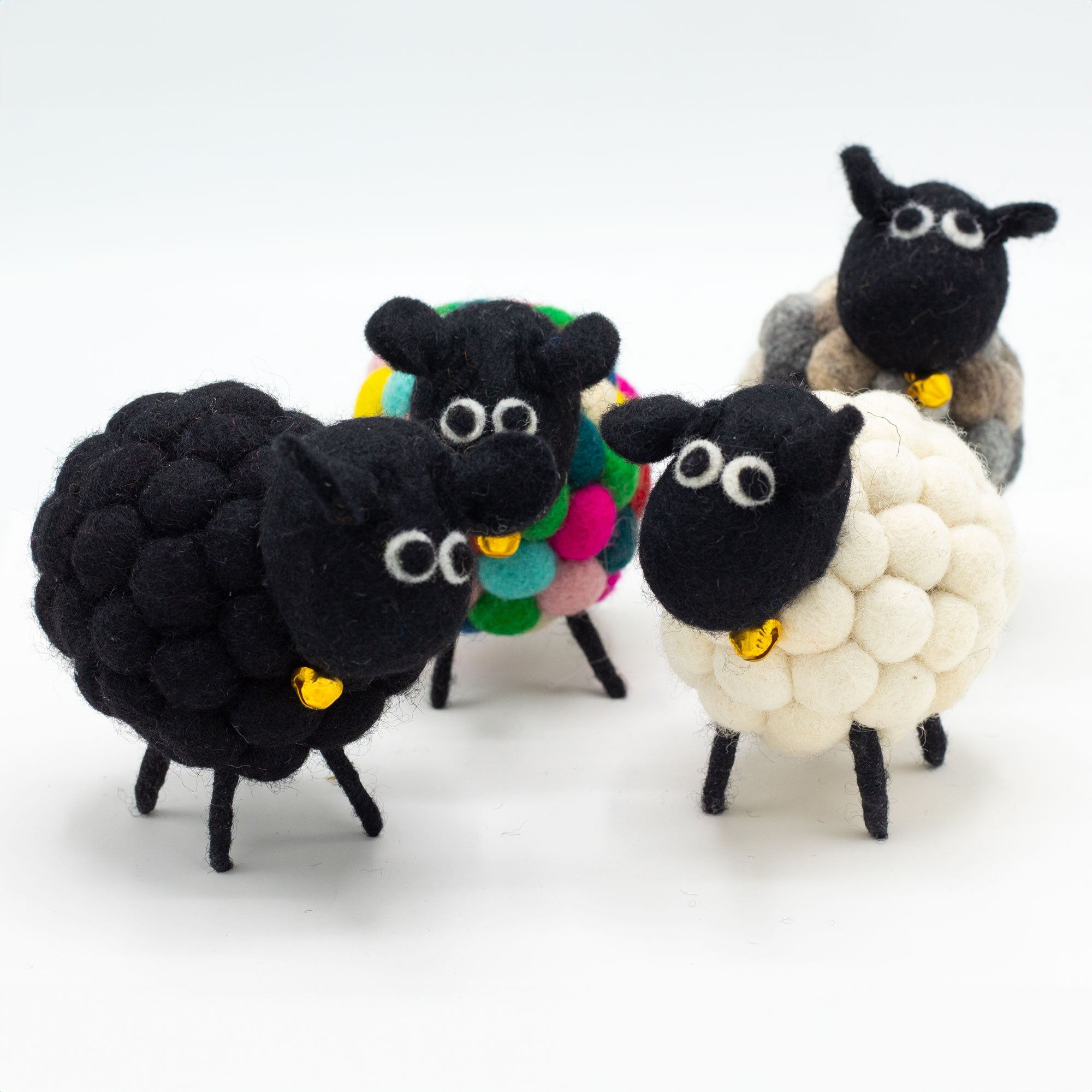 Handmade Little Felt Sheep