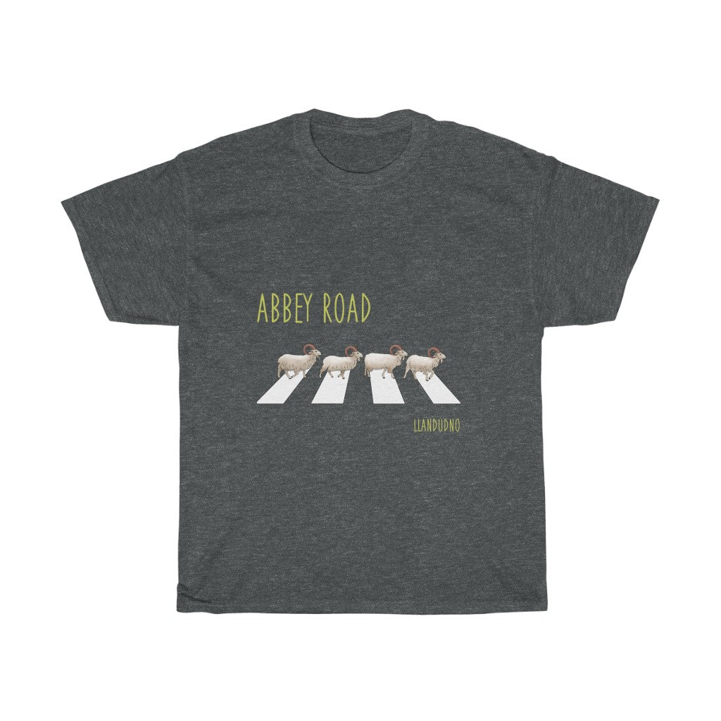Abbey Road Llandudno Goats Unisex T-shirt - Welsh Treasure